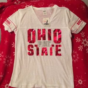 SALE Vs/PINK OHIO STATE BLIING Tee shirt ! ❤️ !!!!